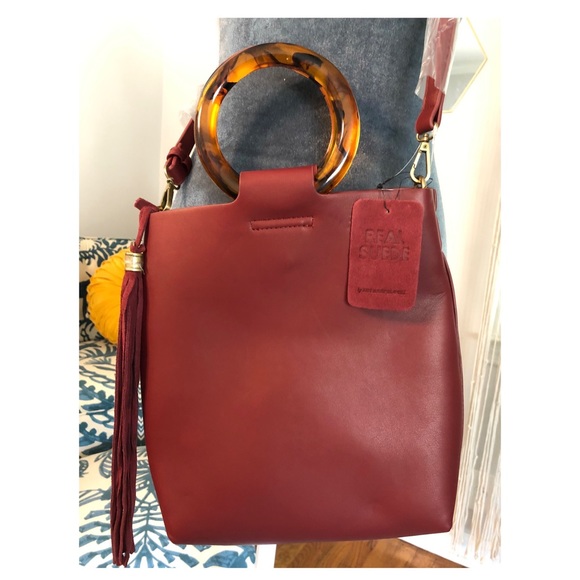❌SOLD❌Anthropologie Lucite-Handled Tote Bag - Picture 5 of 6